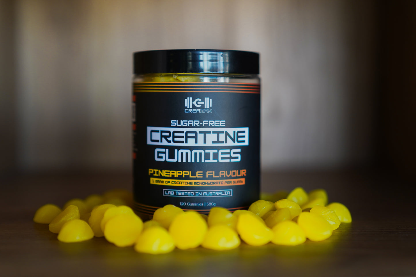 Pineapple Creatine Gummies (Tub of 120)